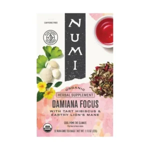 Numi Tea - Damiana Focus Herbal Supplement Tea