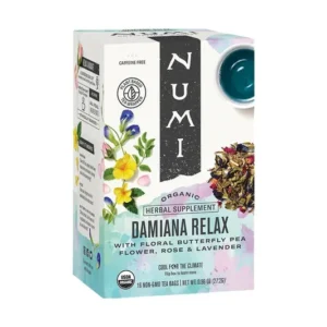 Numi Tea - Damiana Relax Herbal Supplement Tea