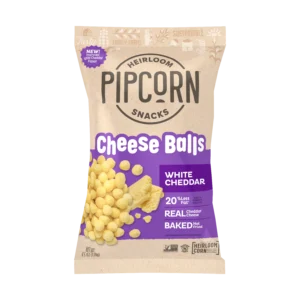 Pipcorn - White Cheddar Cheese Balls